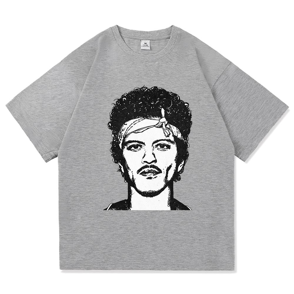Bruno Mars The RoUnisextic Tee Shirt 2026 Album Retro Unisex Women Clothing Harajuku High Quality Tops Cotton TShirts Vintage Summer