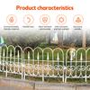 Декоративная вставка для садового забора, 6 шт., нержавеющий пластиковый садовый забор, окантовка газона, клумбы
