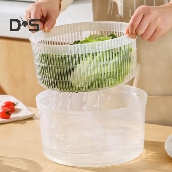 Центрифуга для сушки овощей и фруктов, сушилка для овощей большой емкости, ручная центрифуга для сушки овощей и фруктов, корзина для мытья зелени и ягод