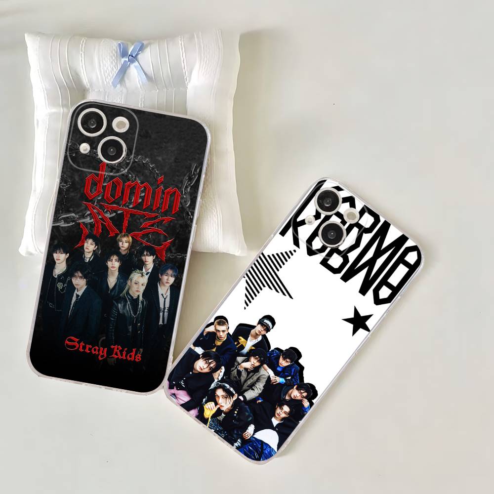 Kpop S-Stray K-Kids Прозрачный чехол для телефона для IPhone 17 Air 16 Pro Max 15 14 13 12 11Plus Ударопрочный чехол