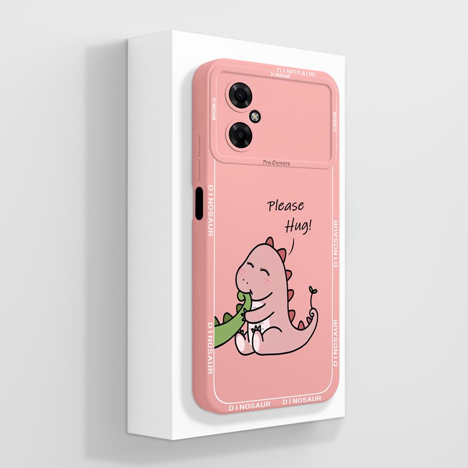 Простой милый чехол для Redmi Note 11R 5G Задняя крышка Мягкий жидкий силикон Funda Ударопрочный Полная защита Защита для телефона Coque