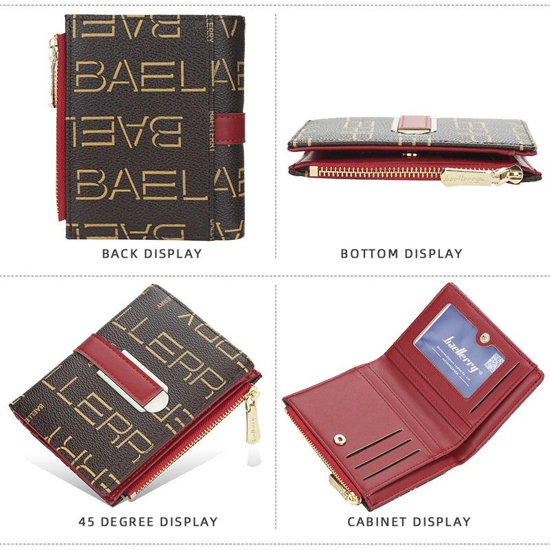 Baellerry Женский мини-кошелек из искусственной кожи, модный кошелек на молнии с держателем для карт, женские повседневные кошельки