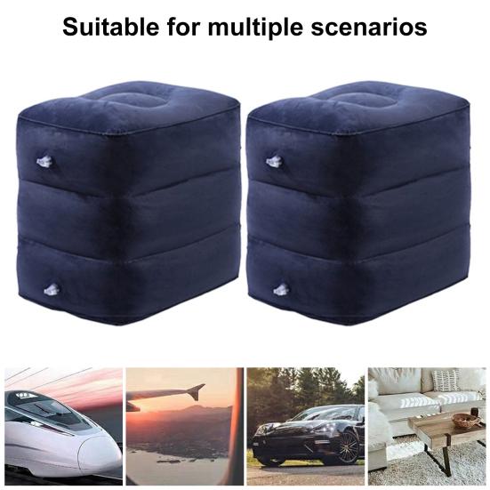 Yousheng Надувная подставка для ног в самолете Регулируемая по высоте износостойкая супермягкая широко используемая складная портативная удлинитель кресла в самолете