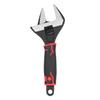 Adjustable Wrench 6 Inch Wide Jaw Large Opening CR V Steel Wrench with Scale for Home Garage Worksho