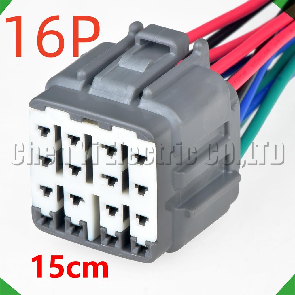 16 Pin Automotive Connectors Wire harness Plug For Headlight conversion 6189-0715 6188-0495