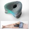 Подушка для ног Yousheng, подушка для ног из пены с эффектом памяти, с эластичным ремешком, эргономичная подушка для колена с моющимся чехлом для спящих на боку, успокаивающая и облегчающая боль