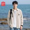 MINISO Мужская повседневная рубашка свободного кроя с длинным рукавом