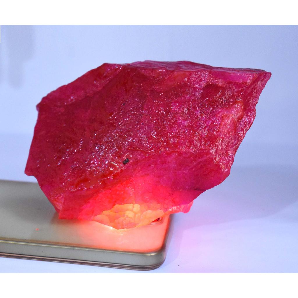 127 Ct Natural Ruby Red Rough Uncut Huge Size Loose Gemstone