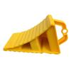 Wheel Stopper For Car Anti-Slip Multipurpose Wheel Stopper Portable Yellow Tire Chocks Wear-Resistant Tire Stopper For Trucks