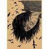 Ретро-постер из крафт-бумаги «Vagabond» от Такэхико Иноуэ – Японское аниме, настенное искусство для декора бара или кафе