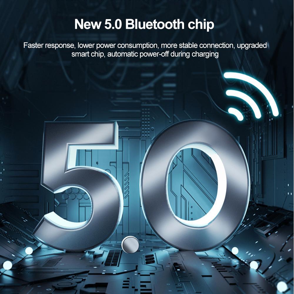 Wireless Bluetooth 5.0 Handsfree Car Fm Transmitter Dual USB Car Charger Auto Radio Fm Modulator Mp3 Player Black Adapter