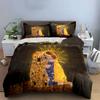 Romantic Art-Inspired Three-Piece Set kid's and adults' bedroom decor, Exquisite three-piece bedding set gift