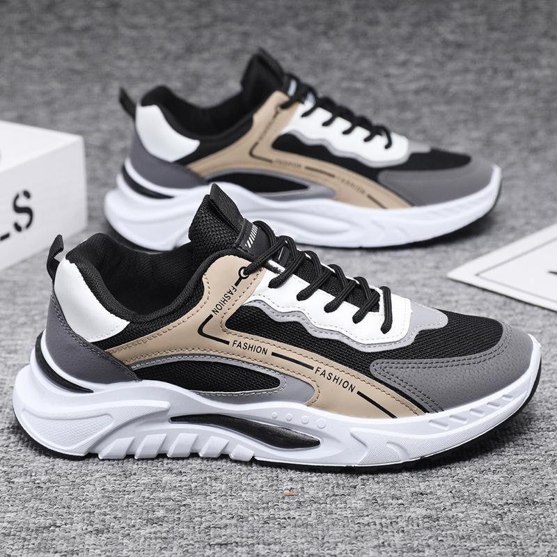 Autumn Men's Shoes New Dad Shoes Korean Version Trend Youth Breathable Mesh Sports Casual Shoes Men's Shoes