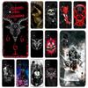 Satanic Scary Skull Phone Case For Huawei Honor 60 50 SE 30S Mate 30 20 10 Lite 40 Nova 9 8 Pro Y60 8i 7i 7SE 5T Premium Cover