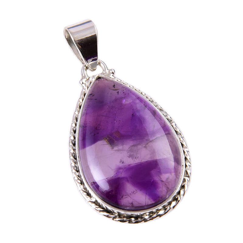Natural Cacoxenite Gemstone 925 Solid Sterling Silver Jewelry Pendant 1.75" n1O52