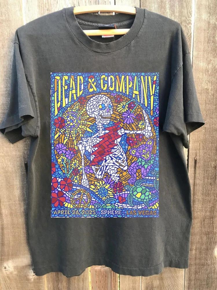 Dead and Company at Sphere Las Vegas 2025 April 26 Shirt S-5xl Unisex T-Shirt