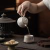 170ml Vintage Tea Pot Ink And Wash Zhi Ye Wood-fired Porcelain Teapot Handmade Pot Tea Brewing Tea Maker Tea Ceremony