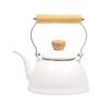 Enamel Coffee Drip Dome Kettle, 1.4L, White, Induction Compatible, Fesca HB-926