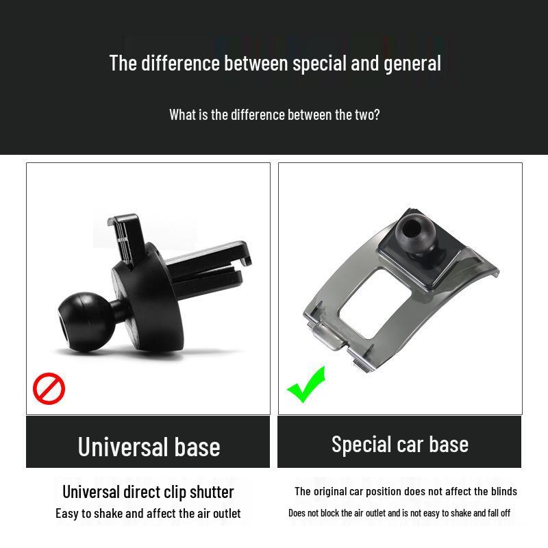 Nio ES6/ES8/EC6 Car Mount Base Accessory - Snap-on Decorative Base