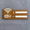 Vintage Wooden Wifi Password Sign Wall Mounted Home Decor No Electricity Needed Indoor Outdoor Use Minimalist Durable