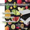 Summer Fruit Curtains Pop Art Grunge Style Colorful Vintage Set Organic Style Food Vegan Pattern Blackout Window Drapes for