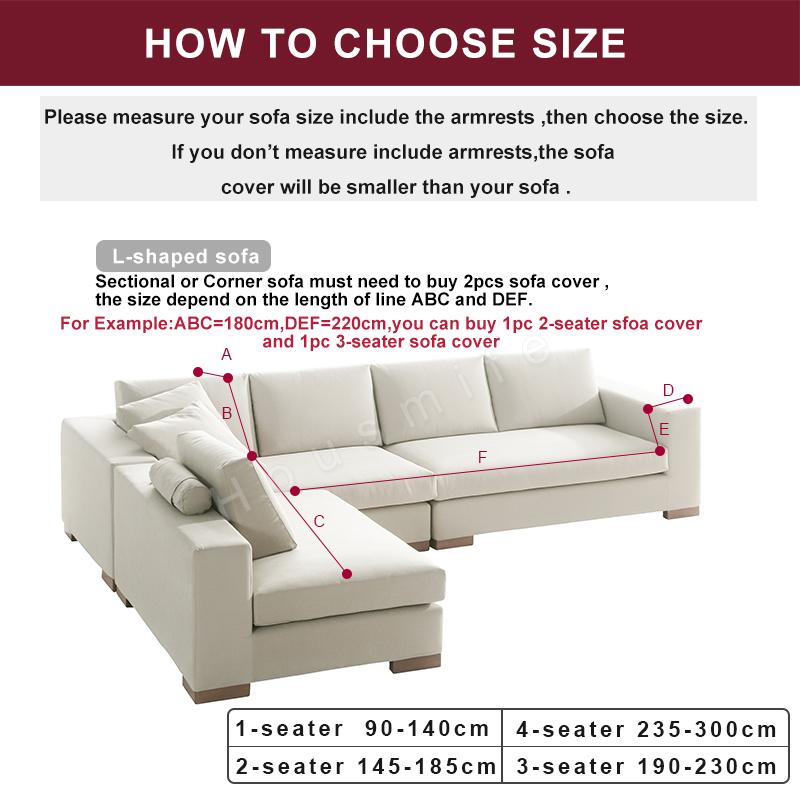Чехол для дивана с принтом, эластичный чехол для дивана для гостиной, угловой диван с домашними животными, L-образный шезлонг, чехол для дивана, диваны 1/2/3/4 места