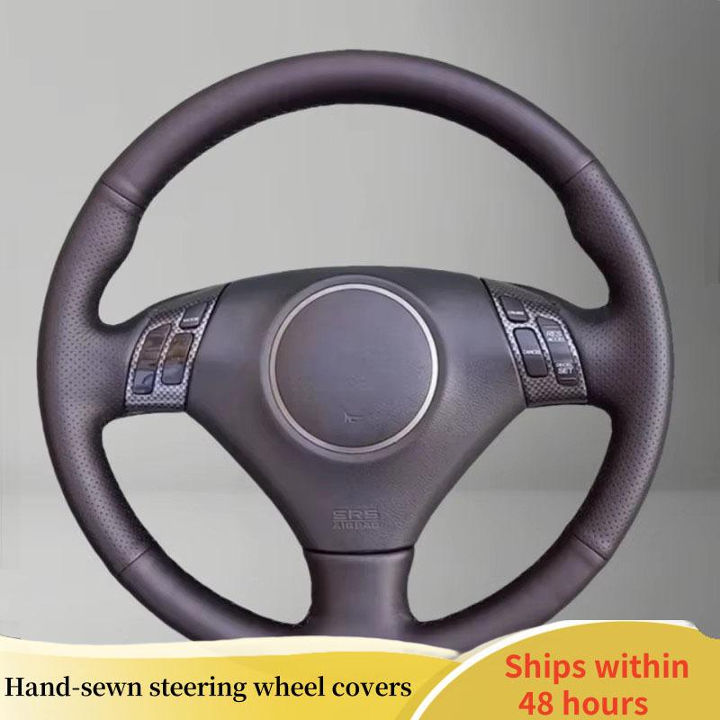 Чехол на руль автомобиля Кожаный Для Honda Accord 7 2002 2003 2004 2005-2007 Оплетка на руль Автомобильный аксессуар