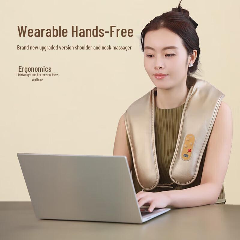 Умный массажер для шеи Breo Neck N1 Pro, штекер CN (адаптер в комплекте)
