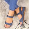 Shoes for Women 2024 Summer Women's Fish-mouth Sandals Breathable Flat Wedge Heel Open-toe Casual Daily Sandals Comfortable