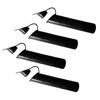 4 Pieces Boat Yacht Fishing Rod Holder Pole Rest Bracket Inner Tube Liner Sleeve