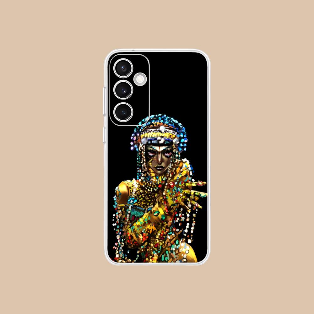 Jibaro Siren Mobile Cell Phone Case for Samsung Galaxy S25 S24 S23 S22 S21Plus FE Ultra Clear Colorful Cover Smartphone Luxury