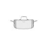 Tramontina Grano Casserole, 24cm, Stainless Steel, Triple-Layer, Dishwasher Safe, Gas Safe, Induction Safe, Made In Brazil, Product Code: 62143/240