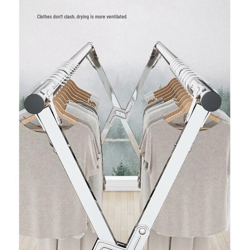 Changbaosen Складная телескопическая напольная сушилка