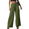Women's New Summer New Casual Trousers High Waisted Wide Leg Work Trousers Trousers