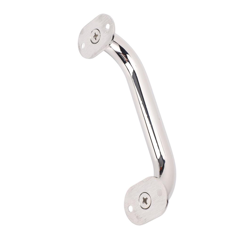 7.9in 316 Stainless Steel Grab Marine Handrail Handle Grip for Boat Hatch Yacht Bathroom