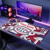 Custom Name,Montreal Canadiens Mouse Pad, Large Gaming Desk Mat, Non-slip XXL Mousepad for Laptop & Tablet, Mini PC Playmat with Stitched Edges
