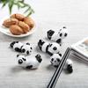 8pcs/set Creative Cartoon Panda Ceramic Chopsticks Holder Stand Chinese Chopstick Rack Home Decor Kitchen Gadget and Accessories