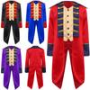 Kids Revolutionary War Costume Colonial British Red Coat Tailcoat Design Historical Military Cosplay Outfit