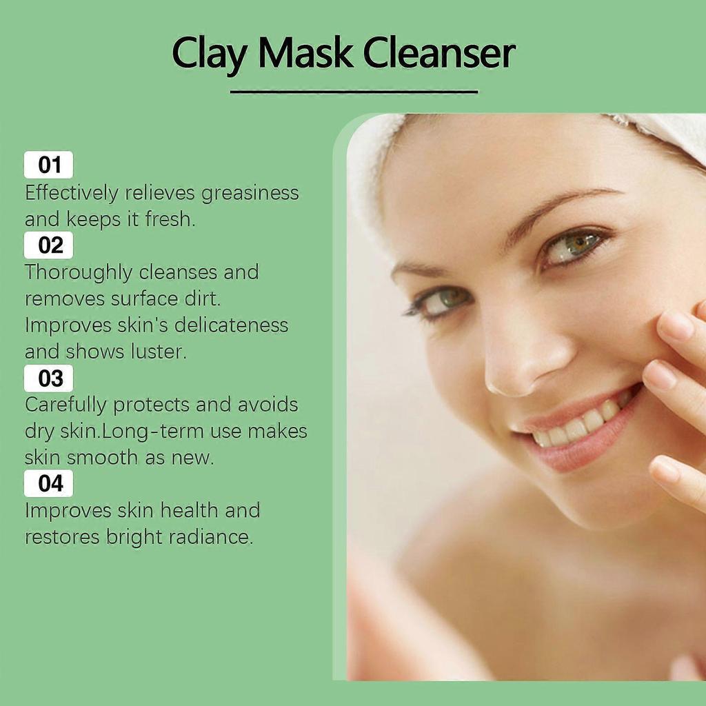 Green Tomato Clay Face Mask Hydrating, Firming, Pore-Cleansing Peel-Off Mud Mask (All Skin Types)