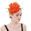Шляпки-fascinator с перьями Цветочные аксессуары для волос Модный макияж Выпускной Женщины