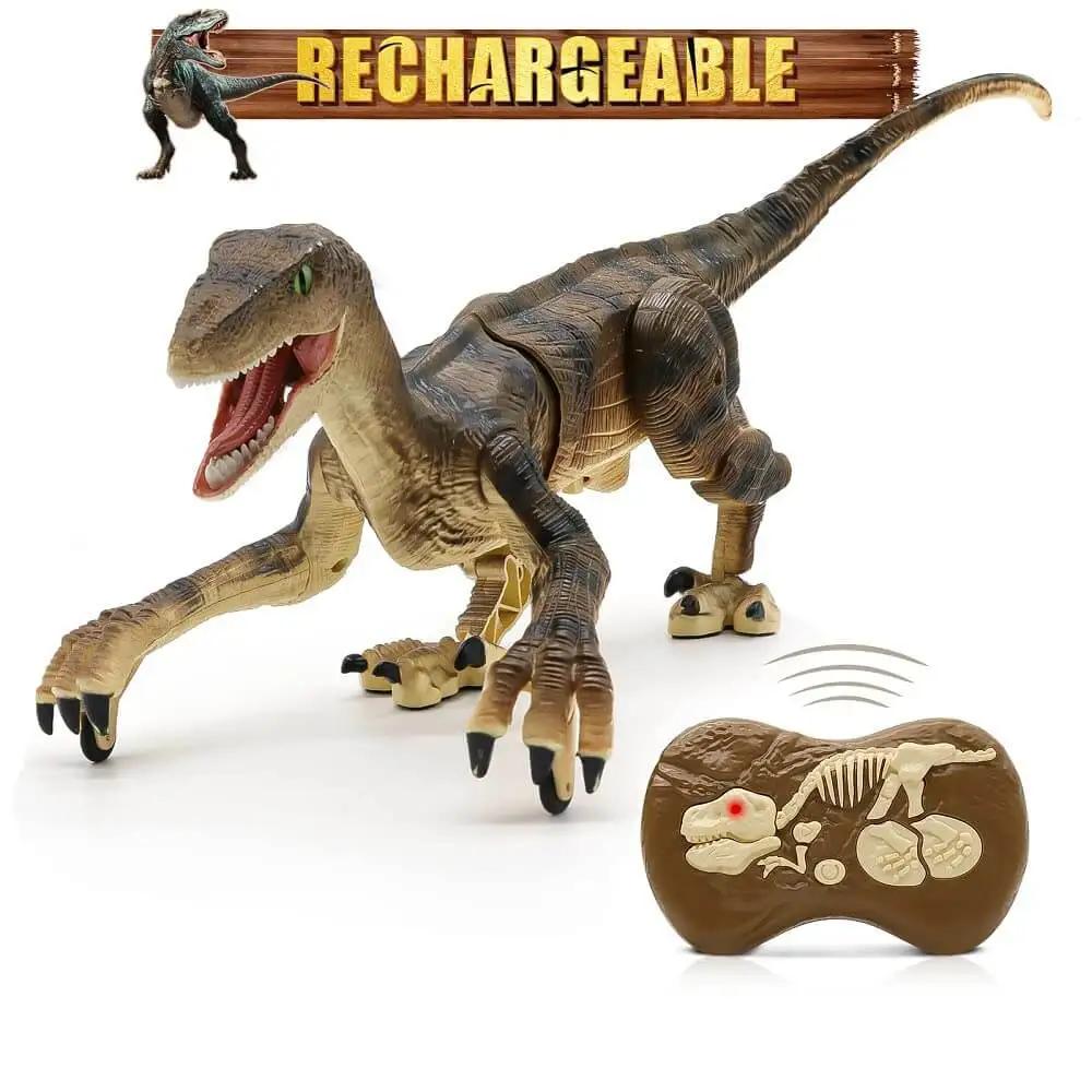 Remote Control Dinosaur Toys for Kids 2.4Ghz RC Dinosaur Robot Toy with Verisimilitude Sound for Kids Boys Girls Children's Gift