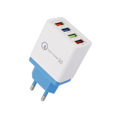 Модное электронное зарядное устройство с 4 USB-портами и адаптером питания для быстрой зарядки