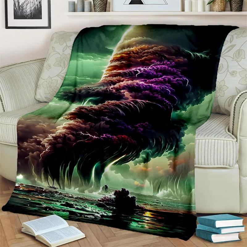 Одеяло Dream Natural Tornado Cloud Twister, мягкое одеяло для дома, спальни, кровати, дивана, пикника, путешествия, офиса, детское одеяло