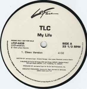 12-дюймовая пластинка TLC My Life LFDP4439 LaFace Records 1999 США Рэп Хип-Хоп R&B Б/у