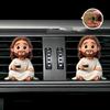 Милые мультяшные 2D акриловые клипсы для вентиляционного отверстия автомобиля Религиозные клипсы-ароматизаторы для салона автомобиля