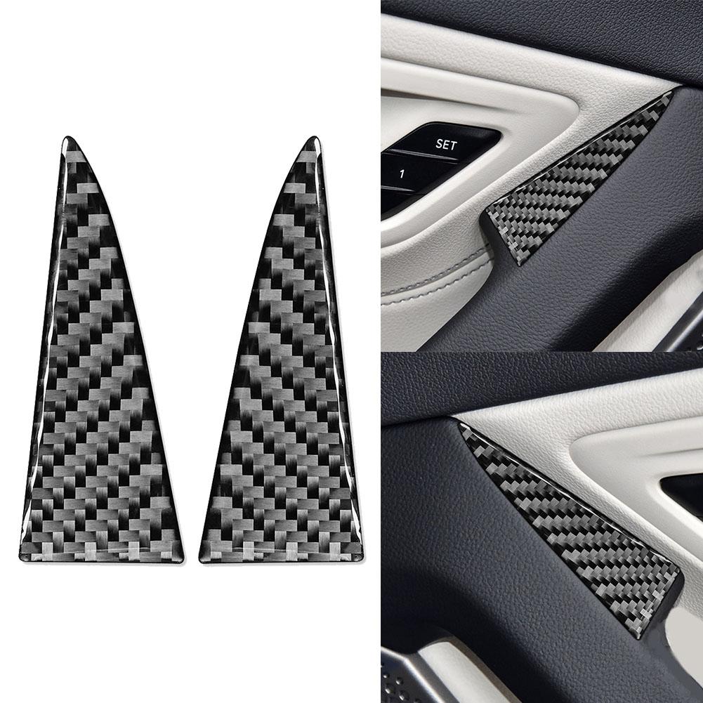 2pcs Carbon Fiber Inner Door Armrest Strip Cover Trim For BMW Z4 G29 2019-2022 Car Styling Interior Accessories