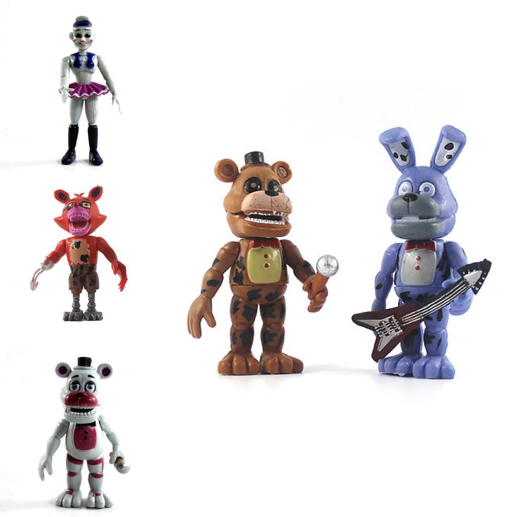 Захватывающий набор из 6 фигурок Fnaf Five Nights At Freddy's для увлеченных фанатов