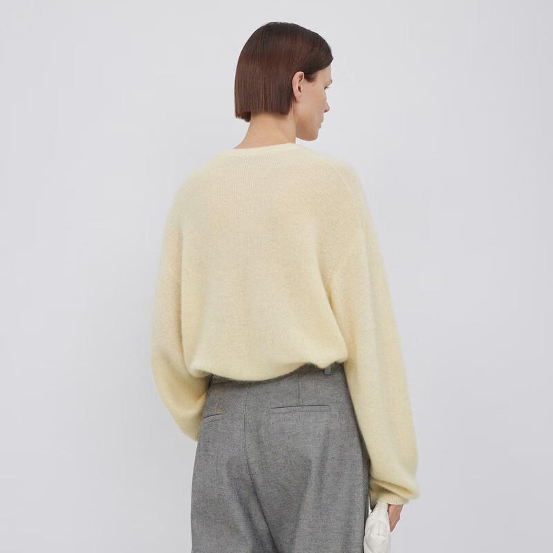 LESS 2023 Winter Mohair Blend Pullover Sweater