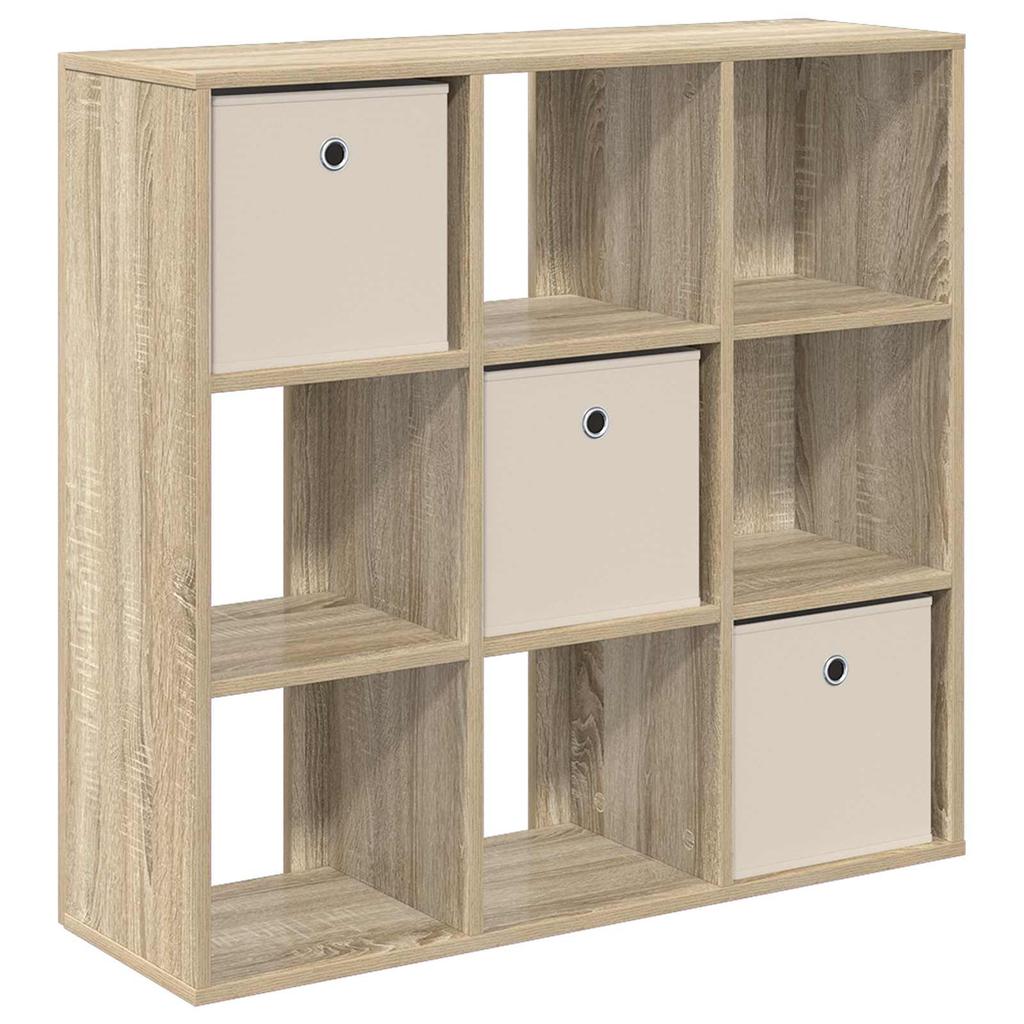 Sideboard with Drawers Sonoma Oak 88.5 x 29 x 84.5 cm