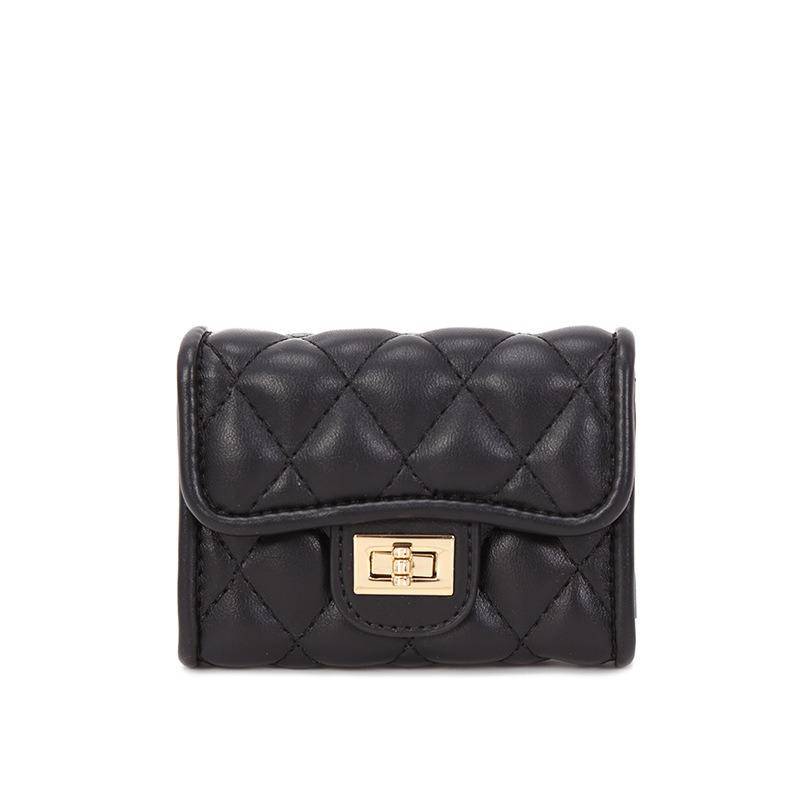 Женская сумка для мелочей, модная сумка для карточек с несколькими картами, маленький кошелек в клетку с ароматным ветром и бриллиантами